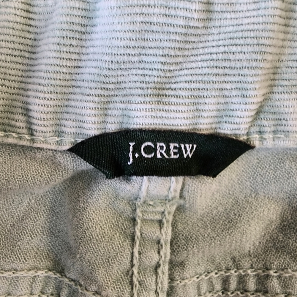 J crew size 31 toothpick pants super skinny stretch cord sage green corduory - Picture 5 of 8